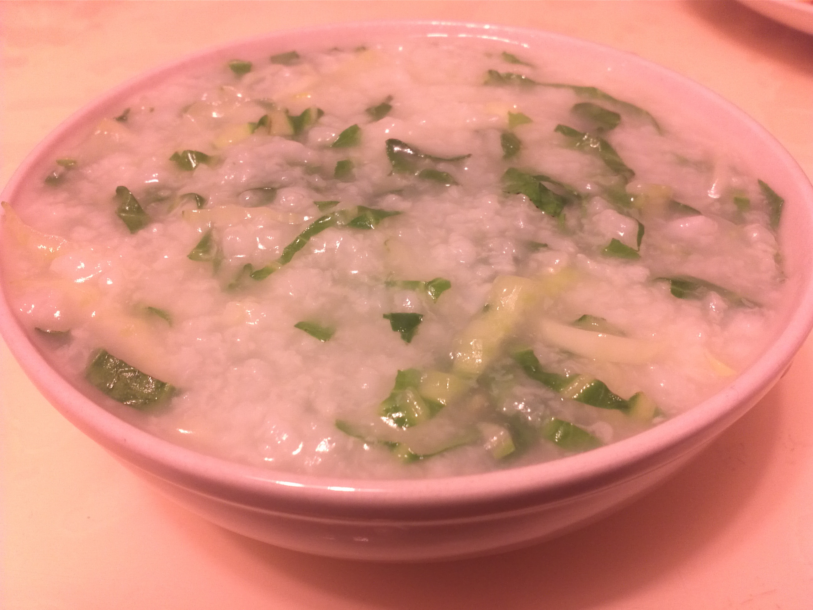 砂锅青菜粥