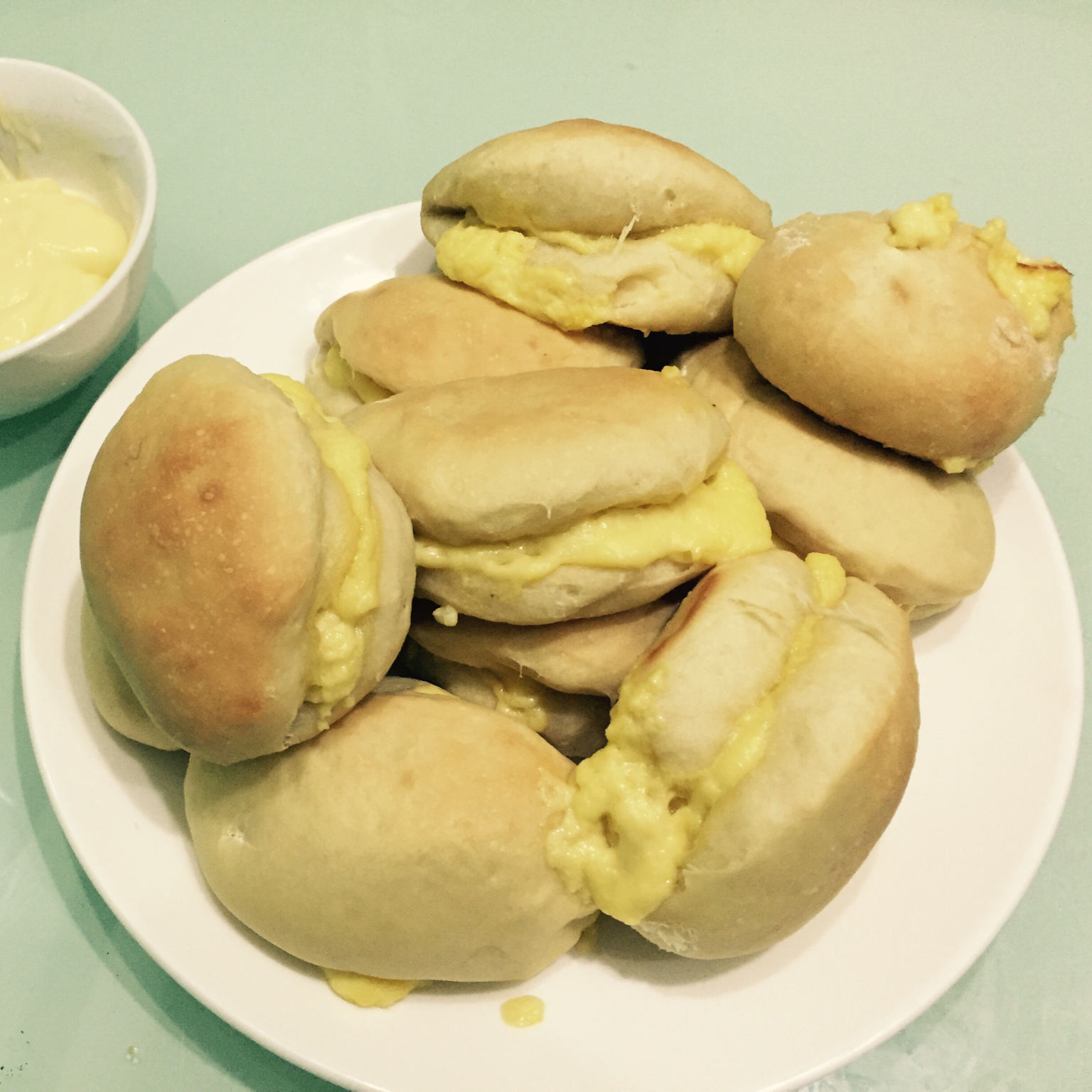 全麦奶香小面包 No Bake Custard Bread