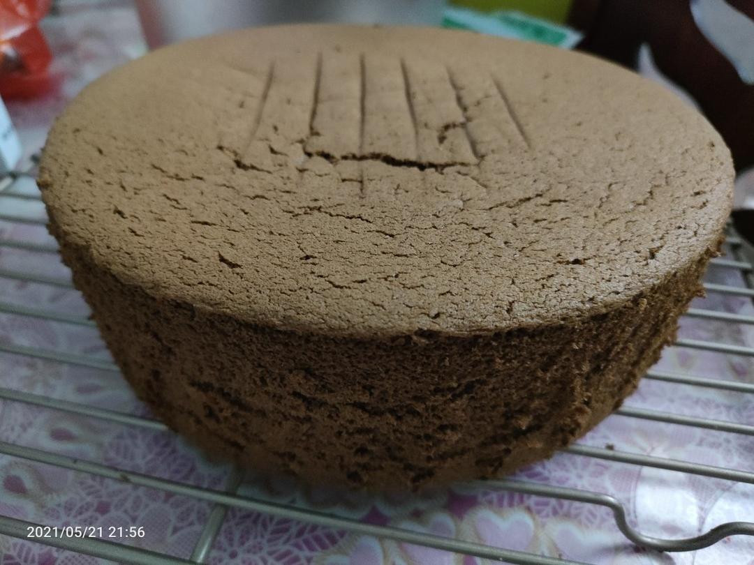 不消泡的巧克力戚风