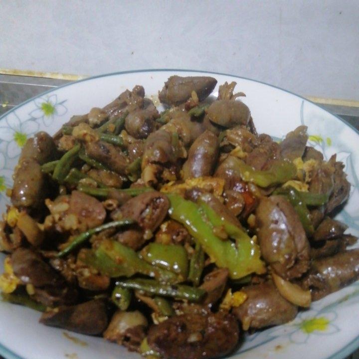 孜然鸡心