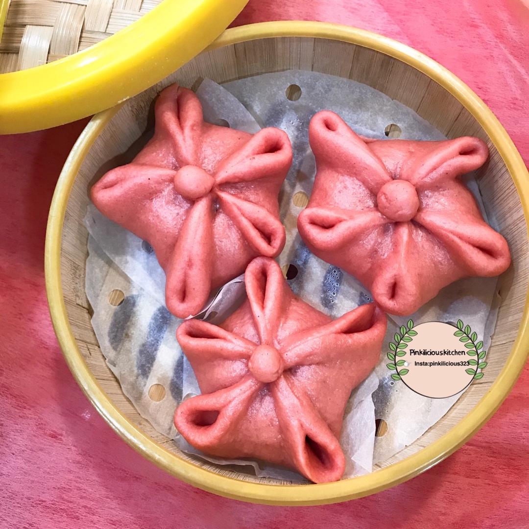 樱花豆沙包