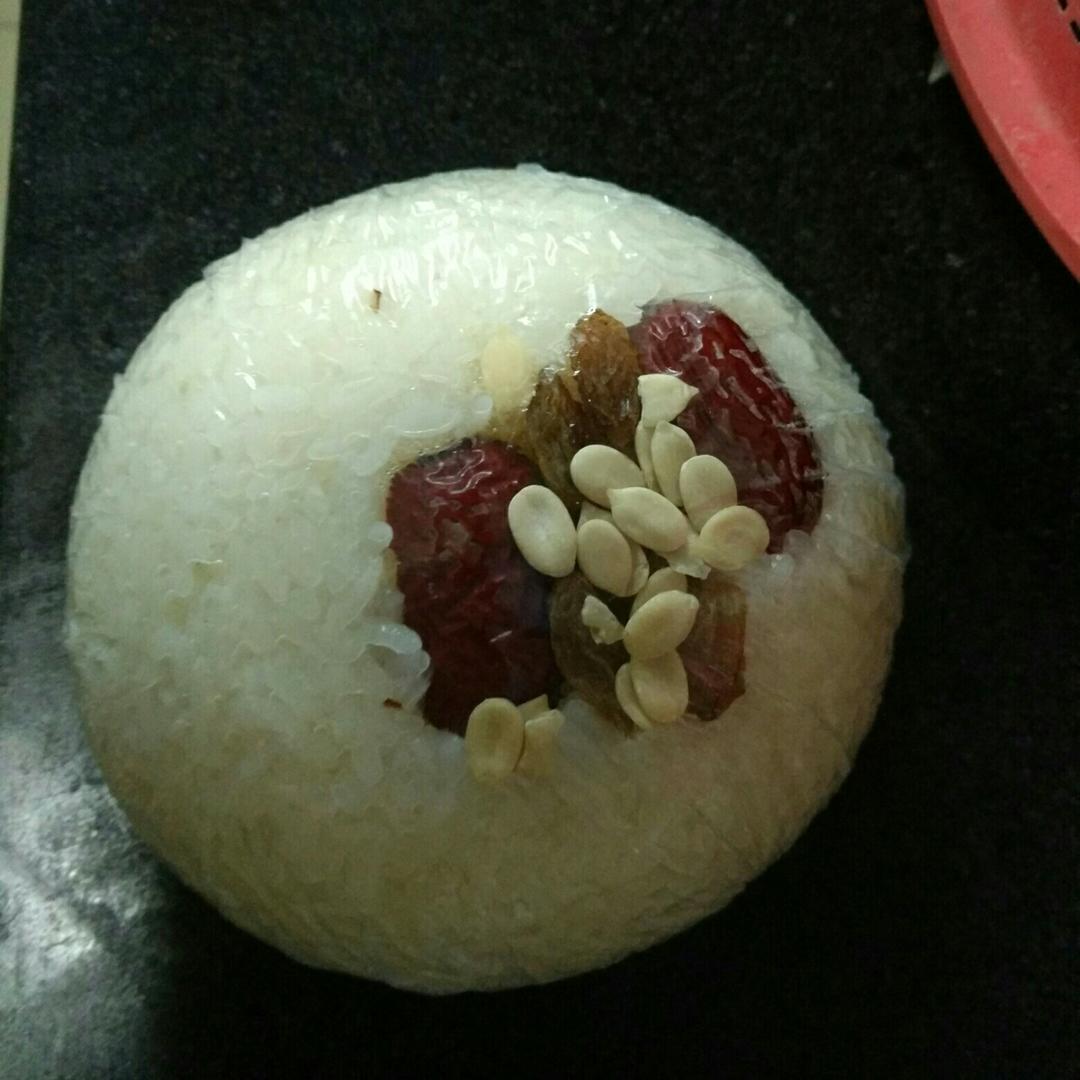 【猪油夹沙八宝饭】古法蒸糯米