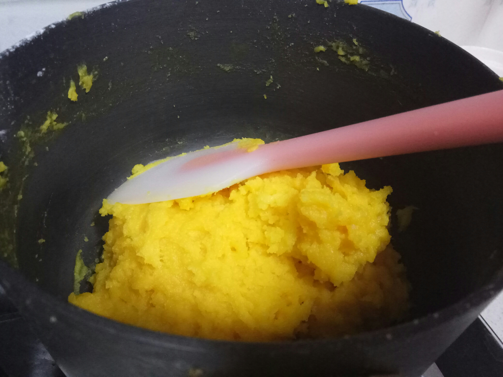 椰香奶黄馅的做法