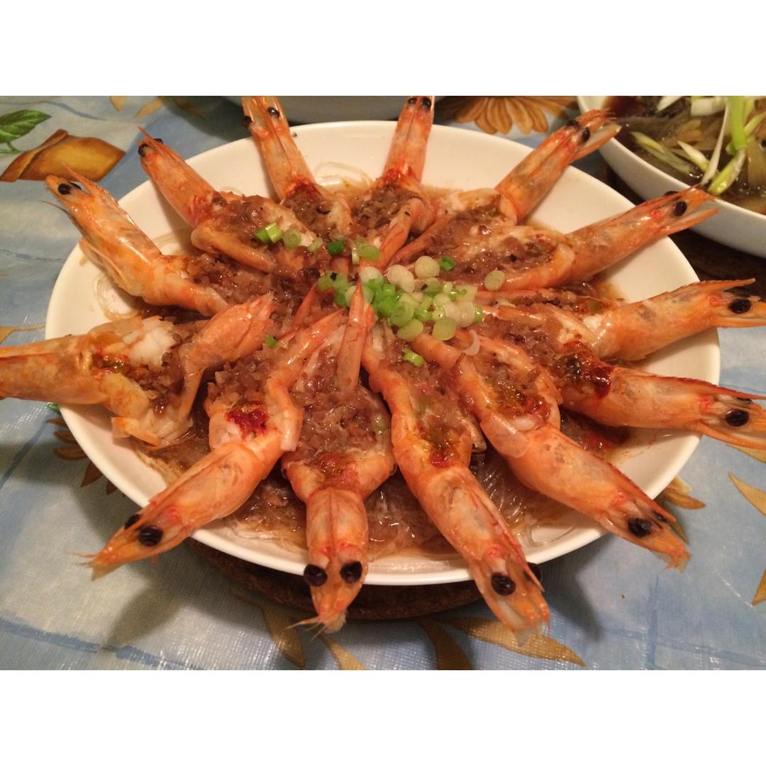 蒜蓉粉丝蒸虾
