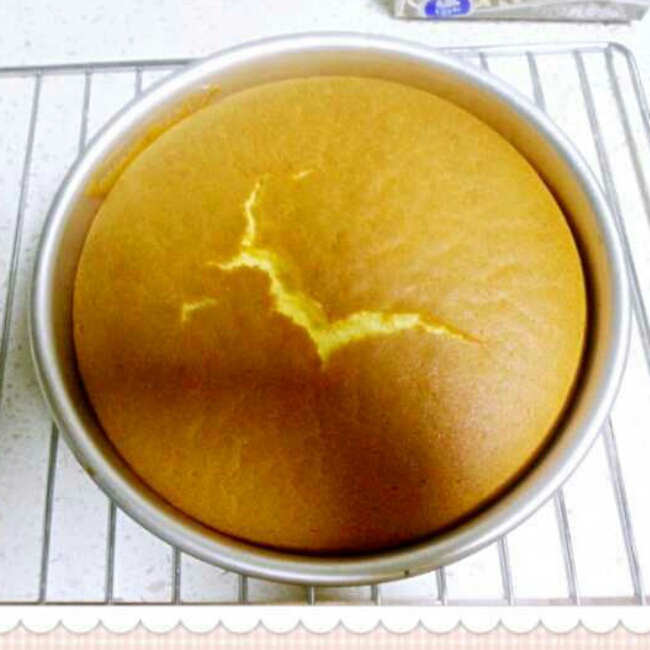 超好记八寸戚风蛋糕（后蛋法）