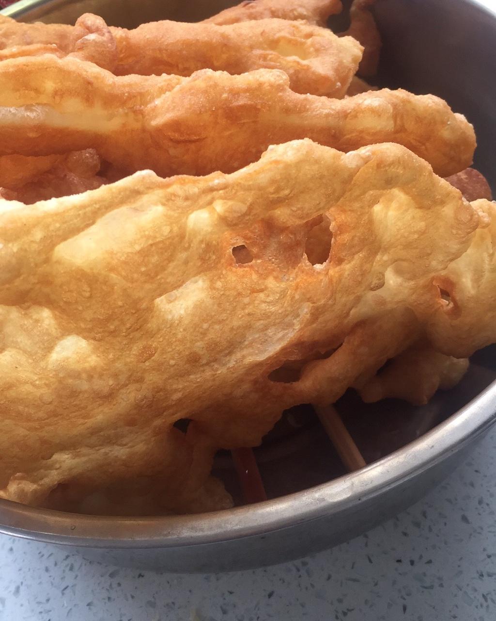 自制无泡打粉油条