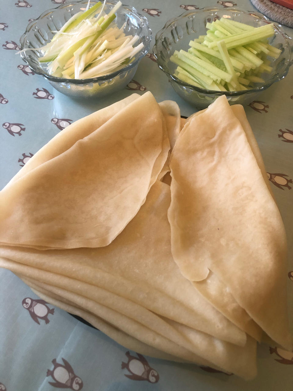 Q弹春卷皮、烤鸭饼皮