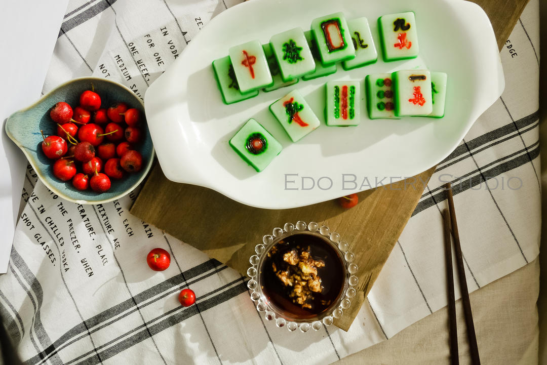 猪皮冻麻将的做法