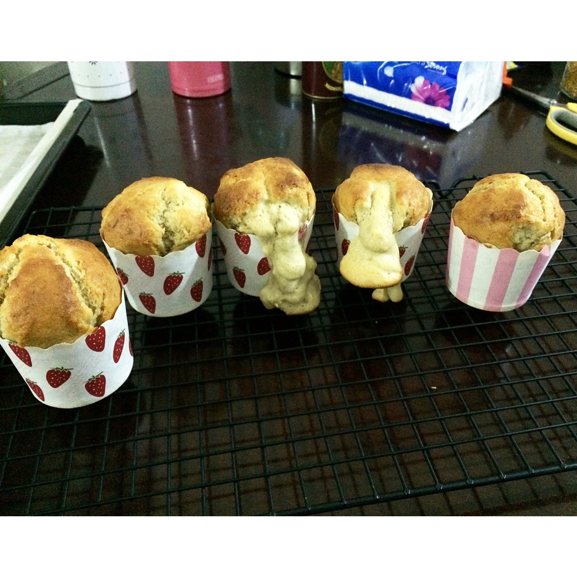 快手香蕉纸杯蛋糕