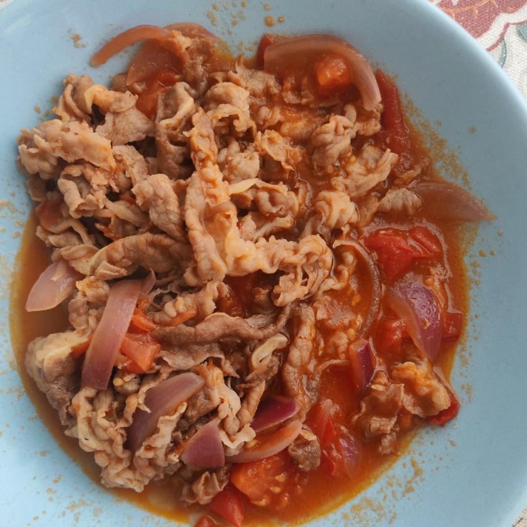 今日菜谱：番茄肥牛卷