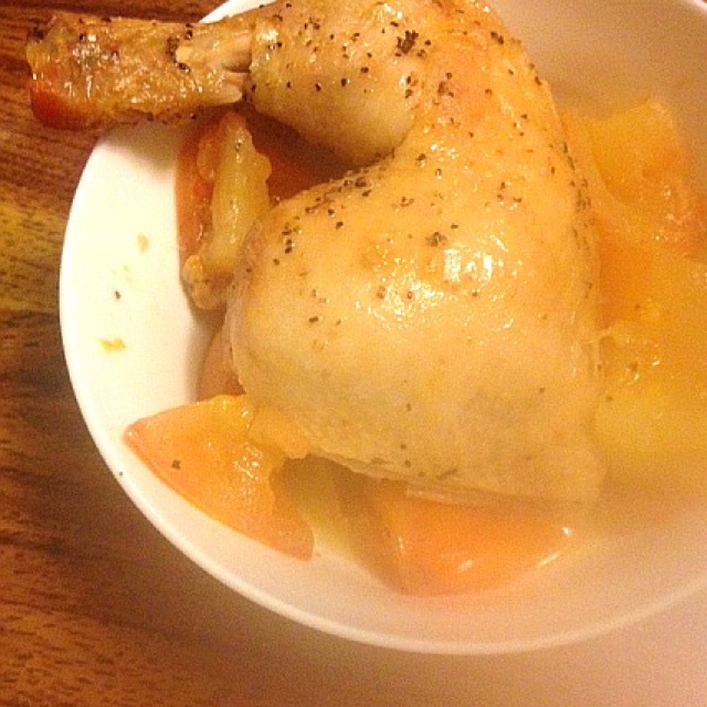 番茄大蒜香草烤鸡腿（庄祖宜）