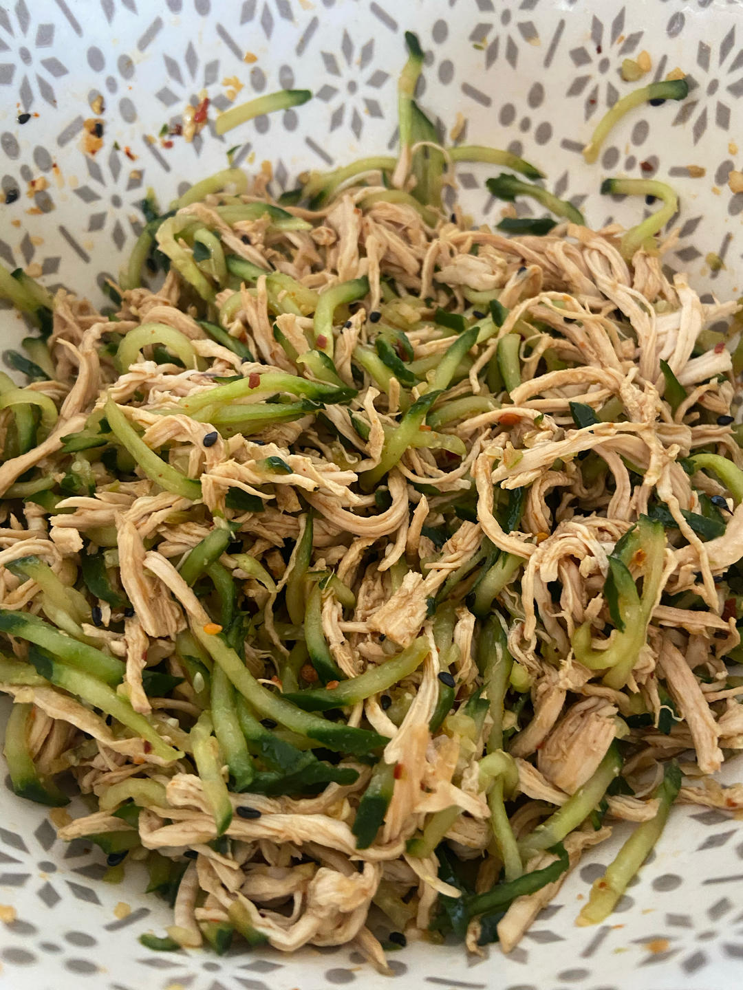 🥒鸡丝凉面