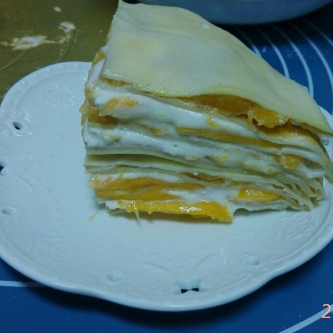 芒果千层蛋糕，100%成功告别煎皮无能