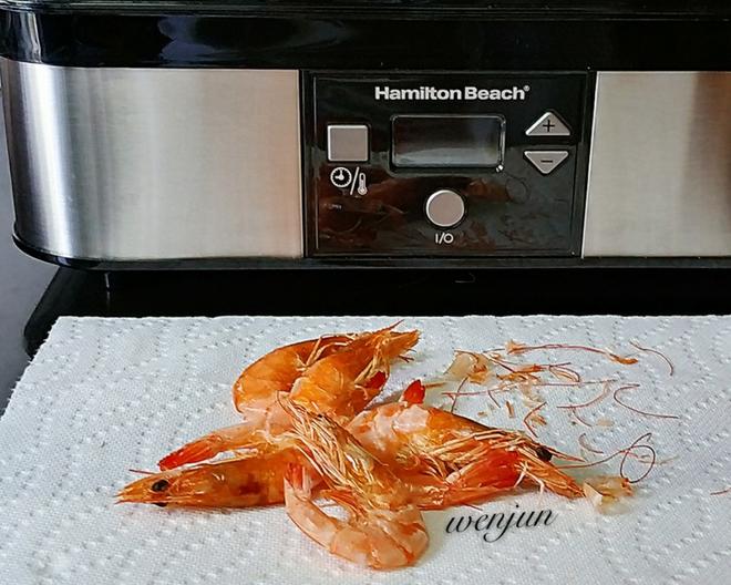 原味虾干—食物烘干机的做法
