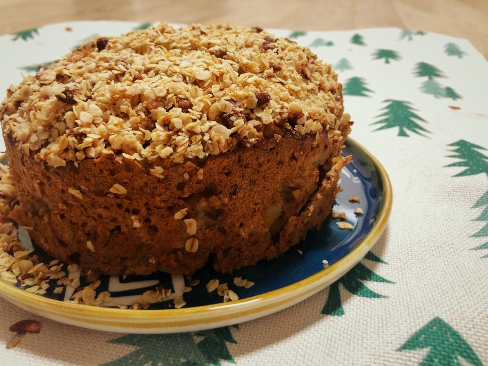 暖香燕麦苹果快手面包丨健康·烘焙