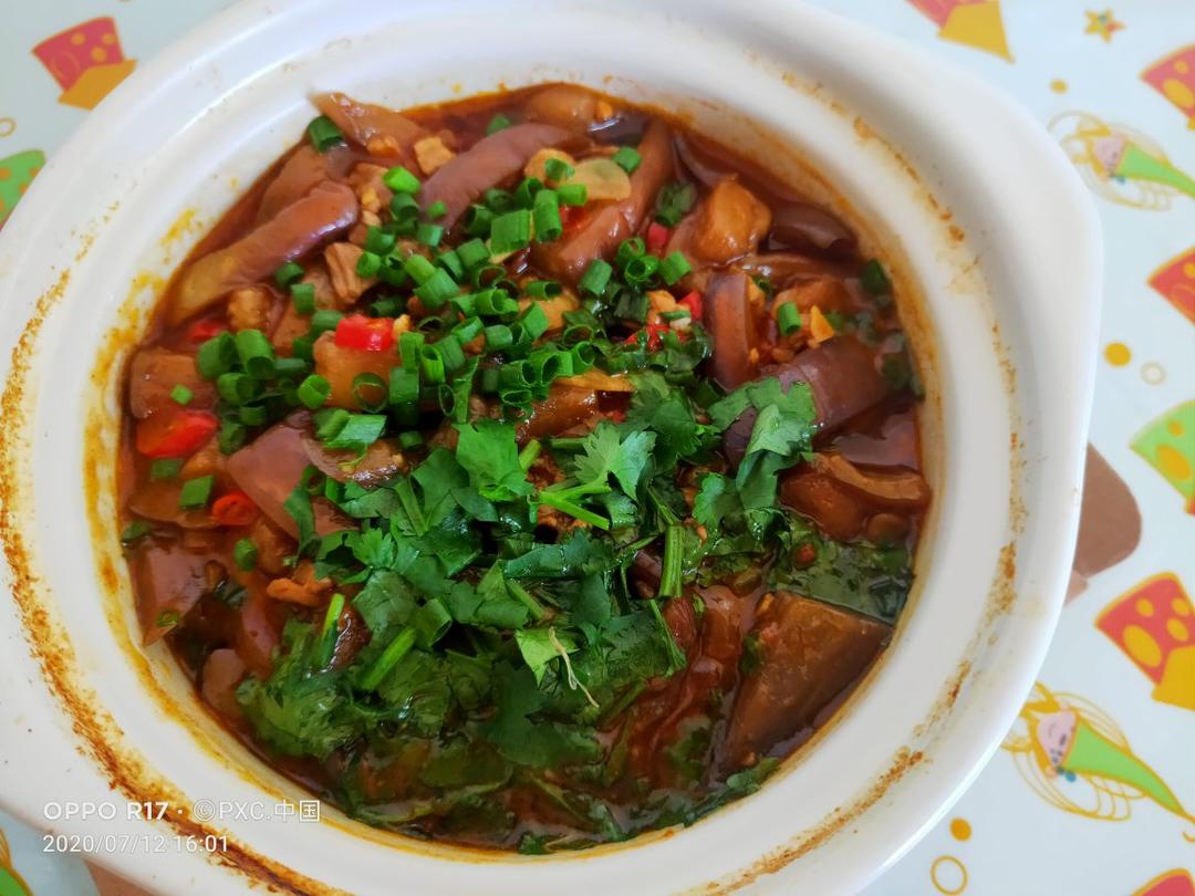 肉末茄子煲