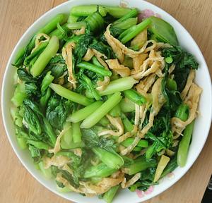 清香菜苔的做法 步骤3
