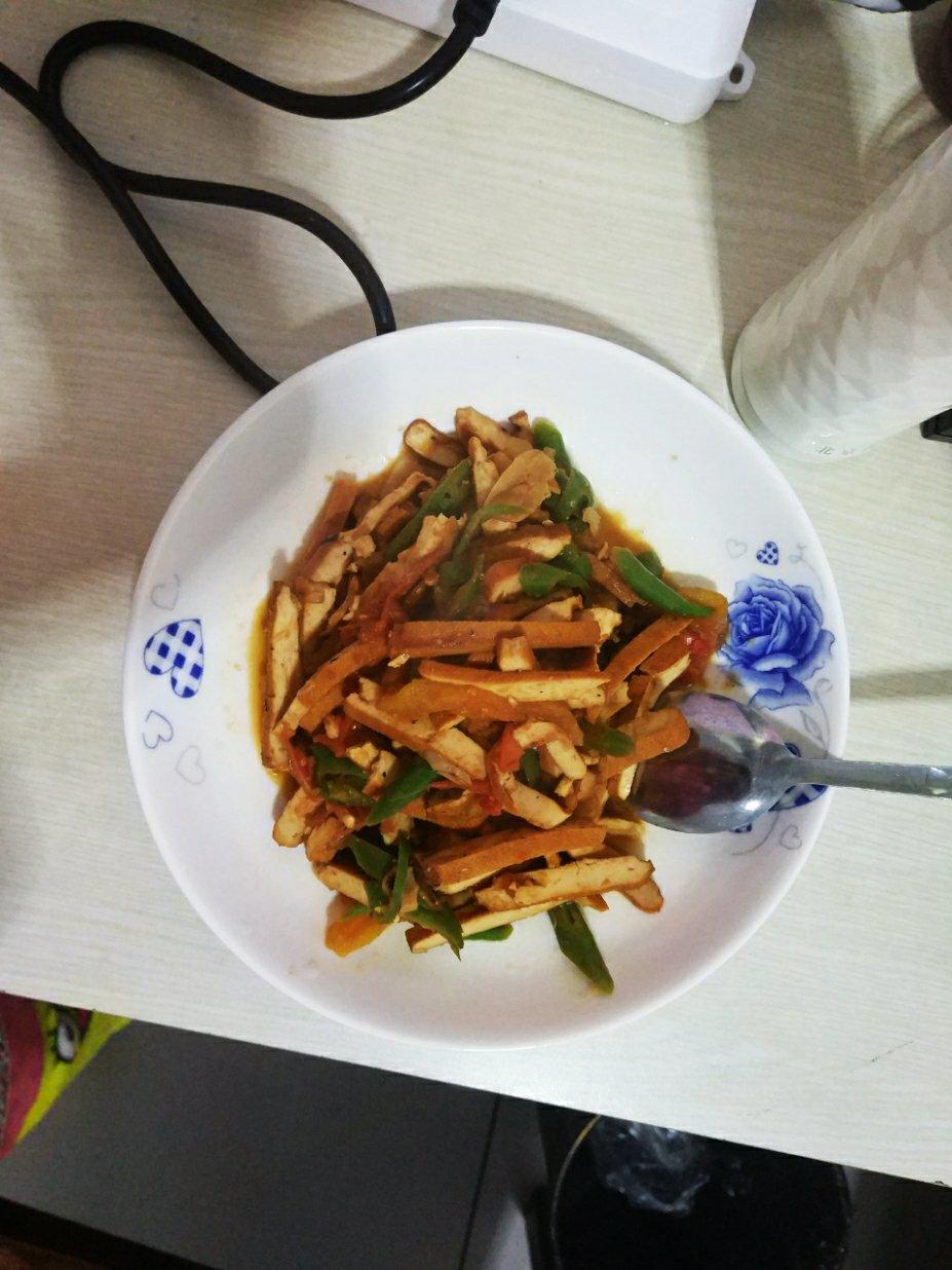 家常炒豆干