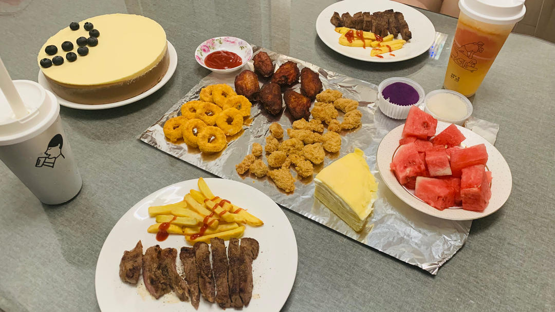 简单版生日餐