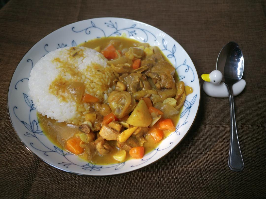 鸡肉咖喱饭🍛4人份