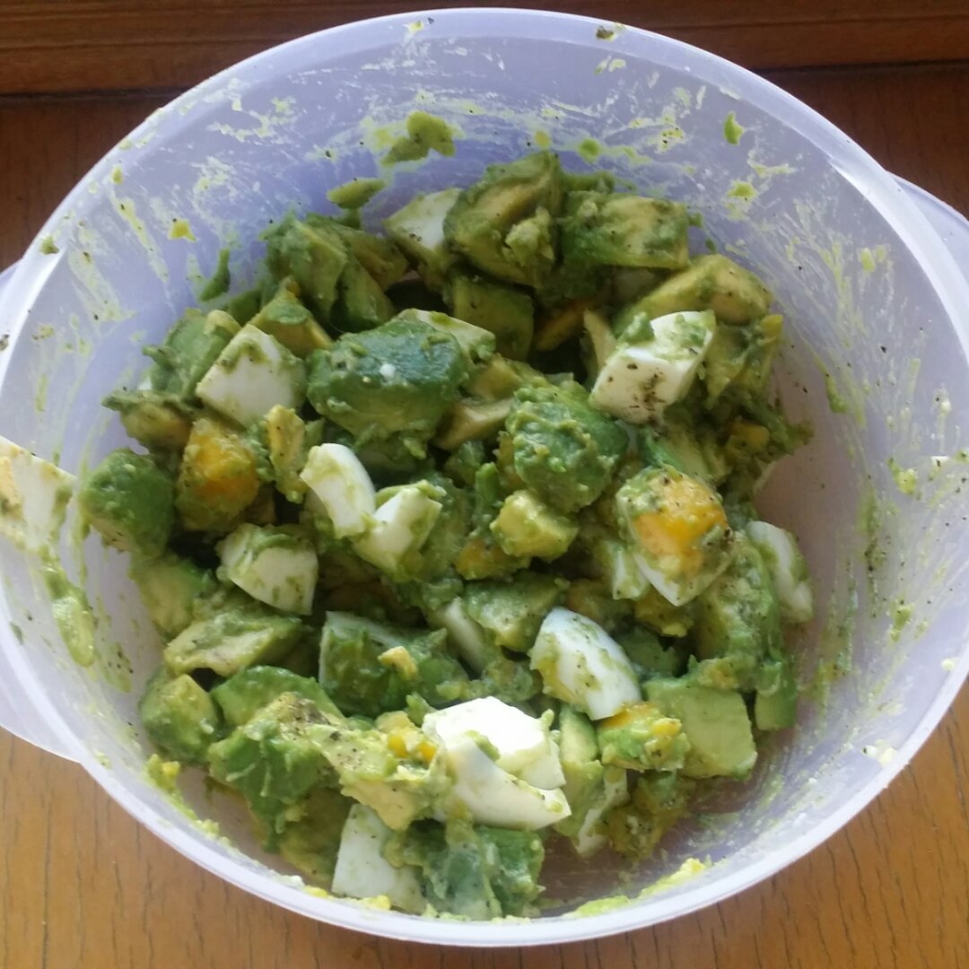 早餐之牛油果鸡蛋沙拉