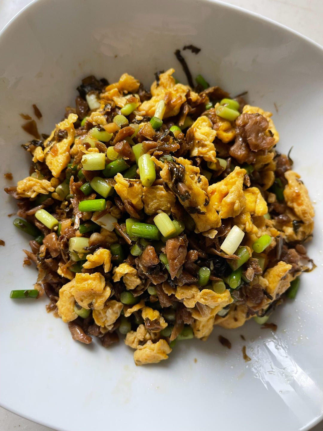 鸡蛋炒外婆菜(下饭菜)