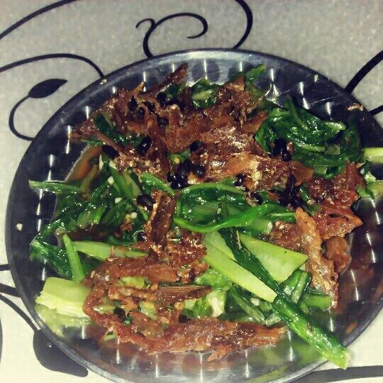 豆豉鲮鱼油麦菜