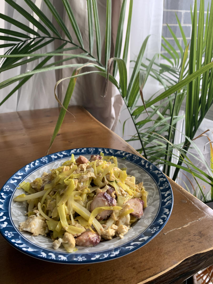 超级好吃嫩滑鲜美的韭黄滑蛋虾仁～你会✅了嘛😘