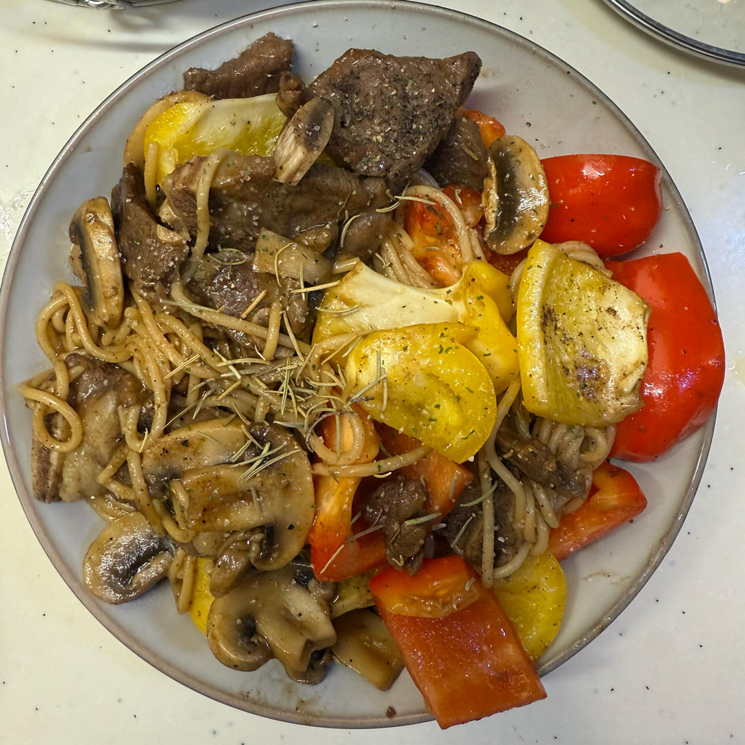 味道不输西餐厅的黑椒牛柳意面