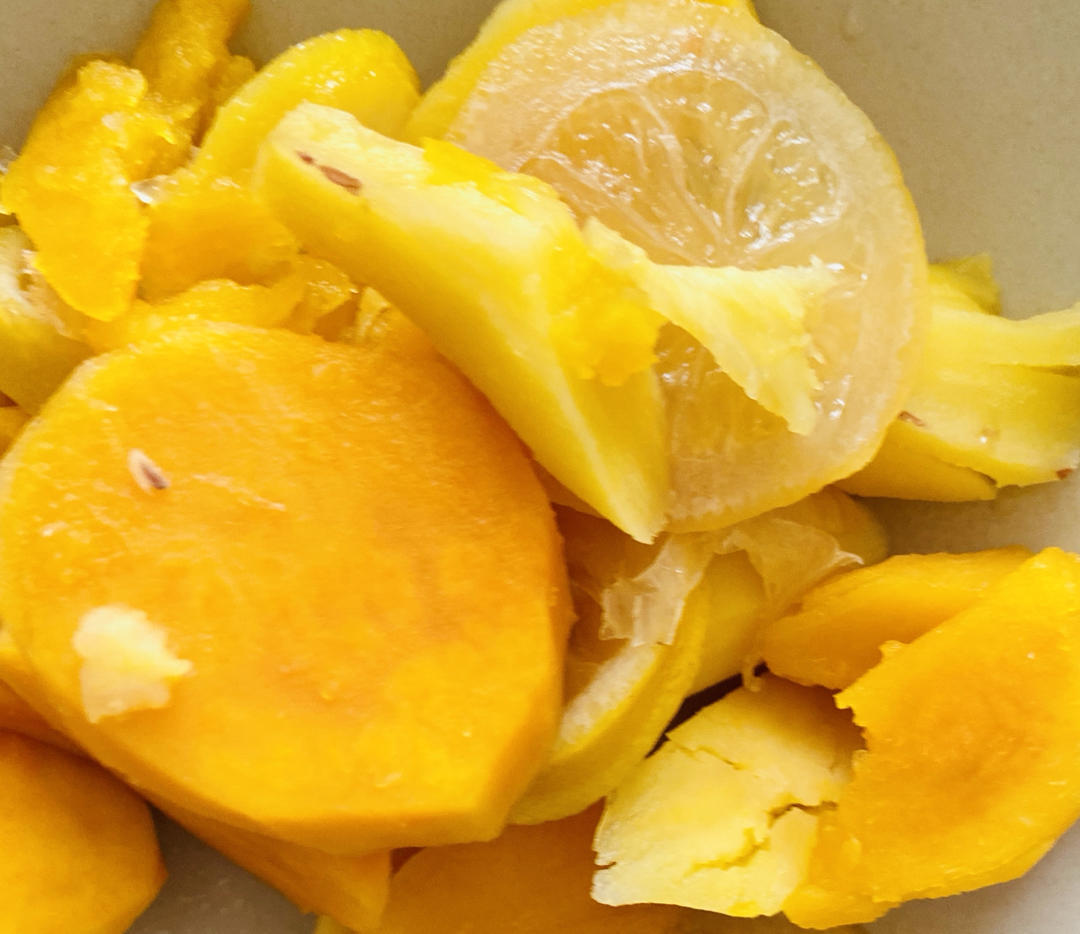 兔哉花花做的宝宝辅食日式柠檬红薯冬天就要喝上这样一碗红薯汤酸甜