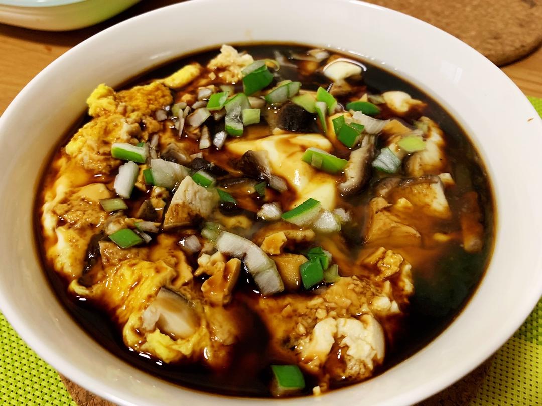 蒸内酯豆腐鸡蛋