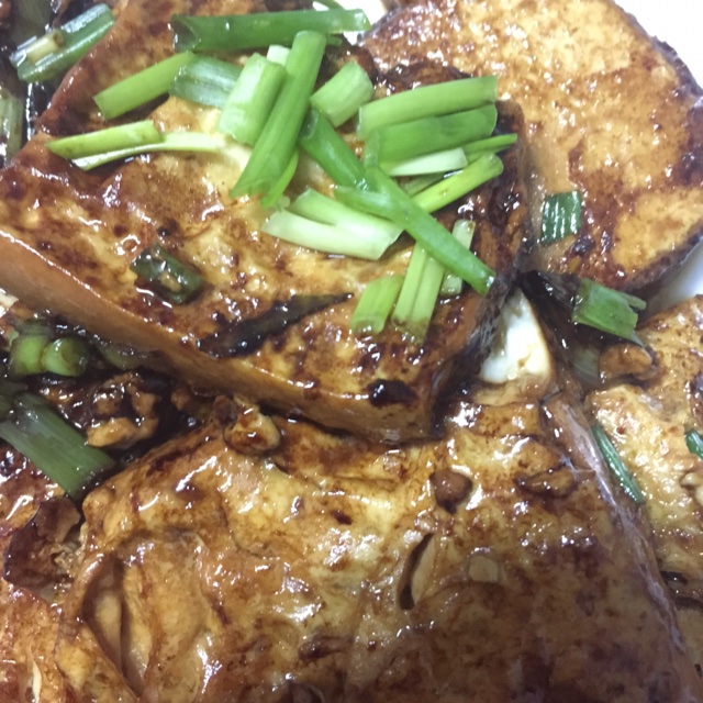 蚝油嫩豆腐