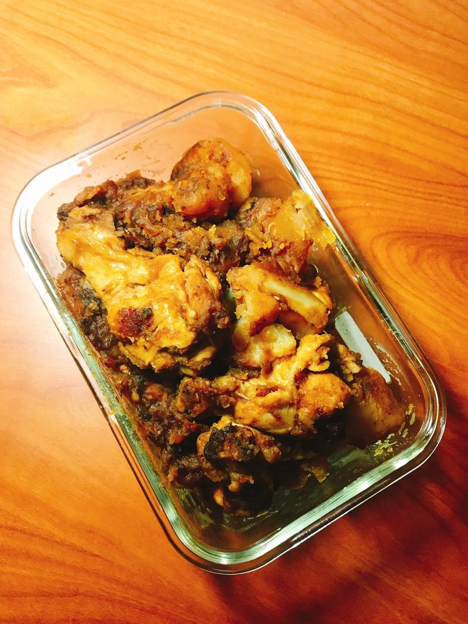土豆焖鸡腿