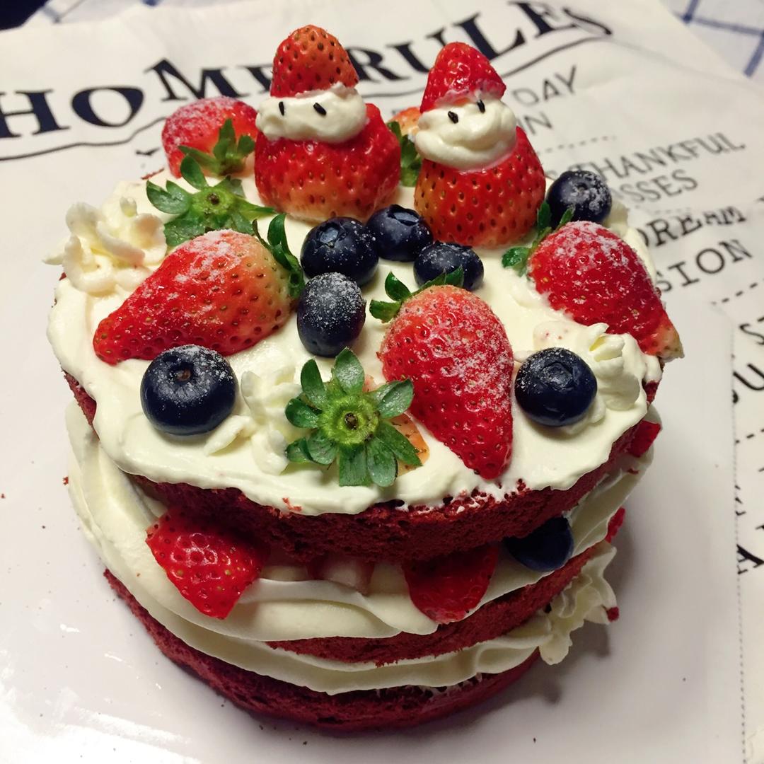 暖心红丝绒蛋糕［6寸绵软戚风版 ］