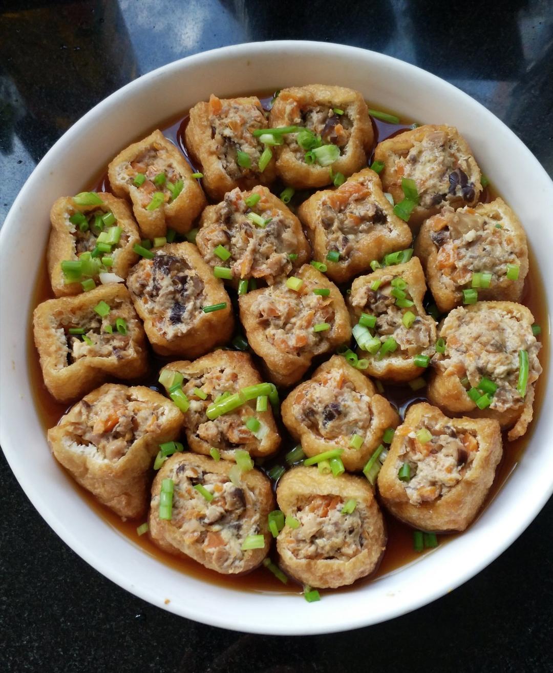油豆泡塞肉