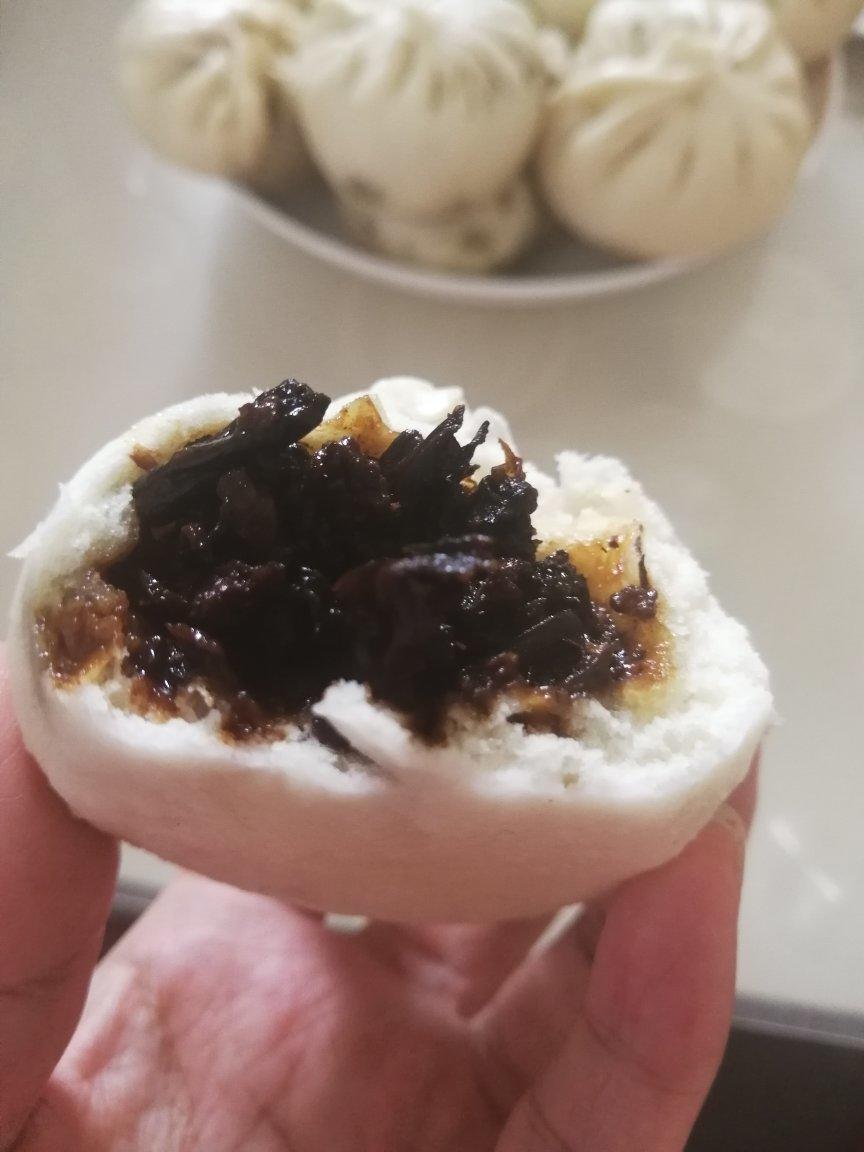 霉干菜肉包(一次发酵)