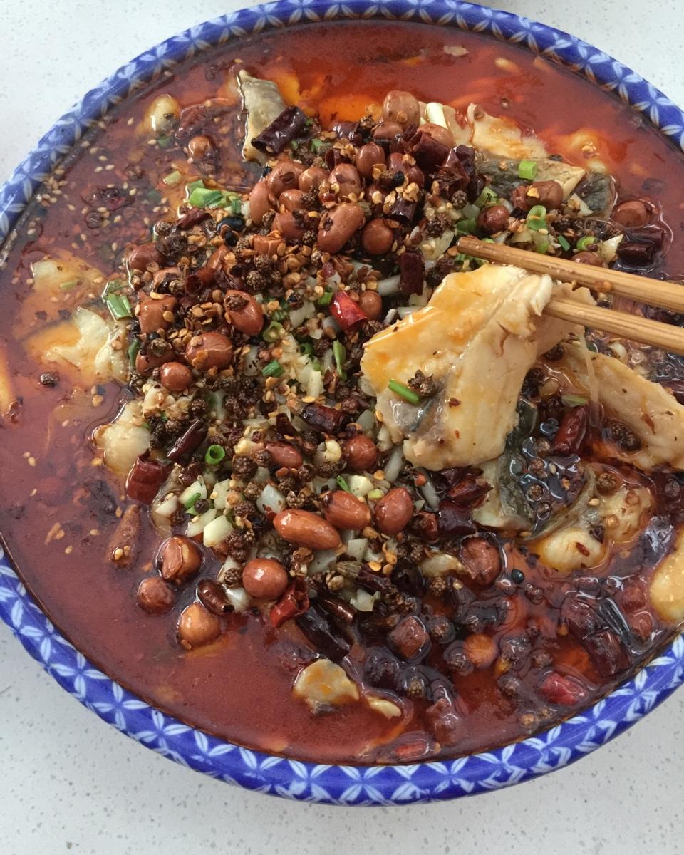 家常麻辣水煮草鱼片