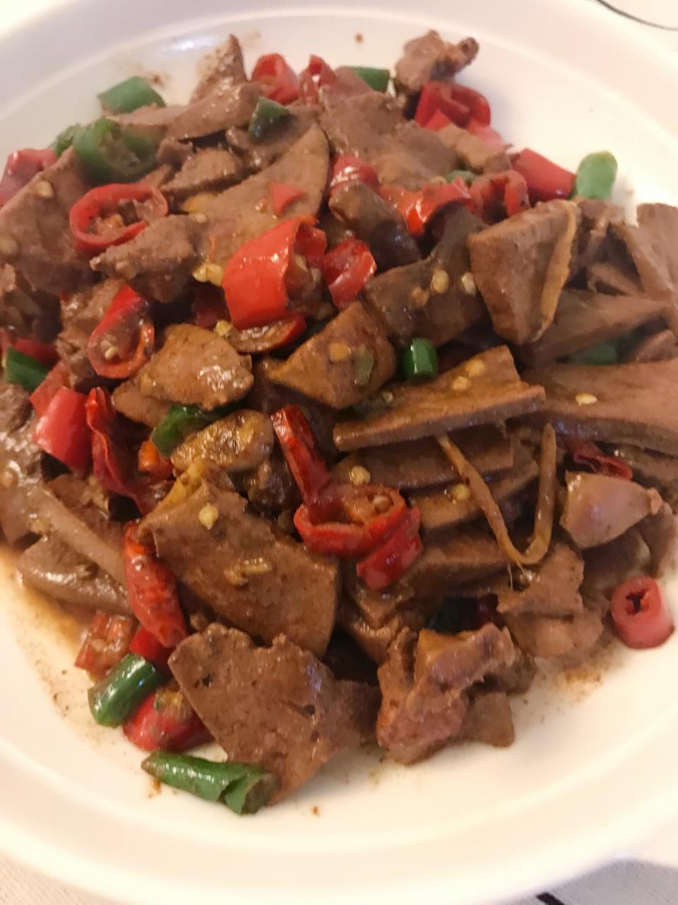 重口味的看过来--爆炒猪肝