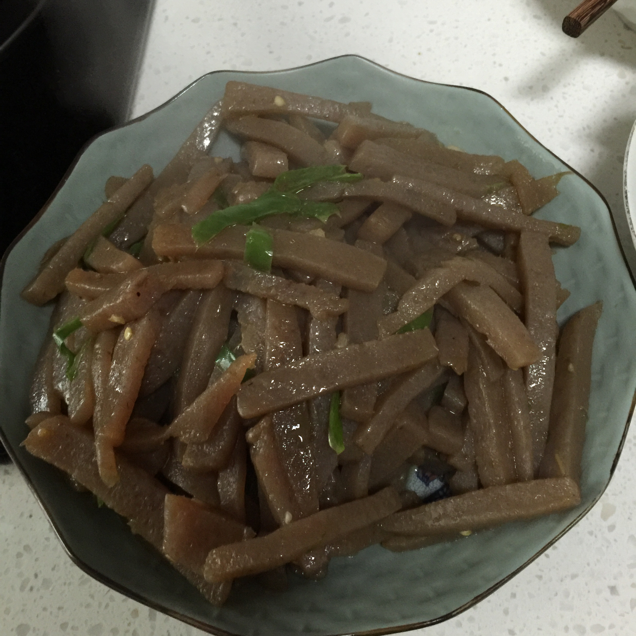 双椒炒魔芋
