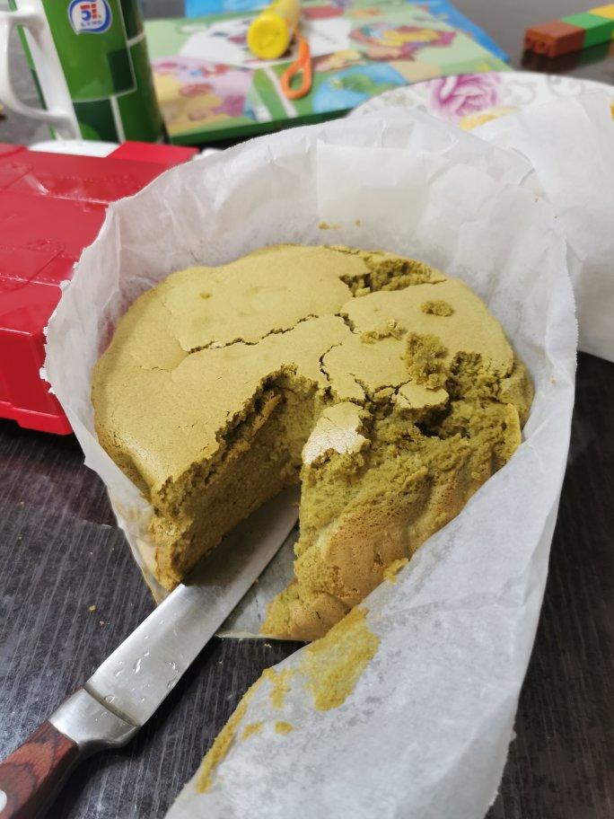 6寸抹茶戚风裸蛋糕