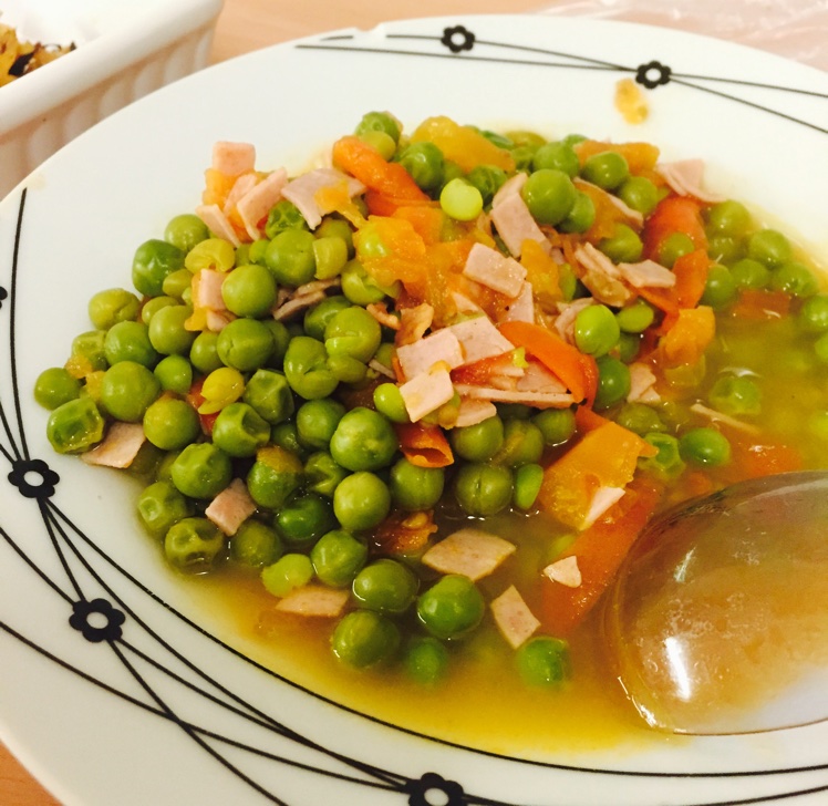 红烩青豆