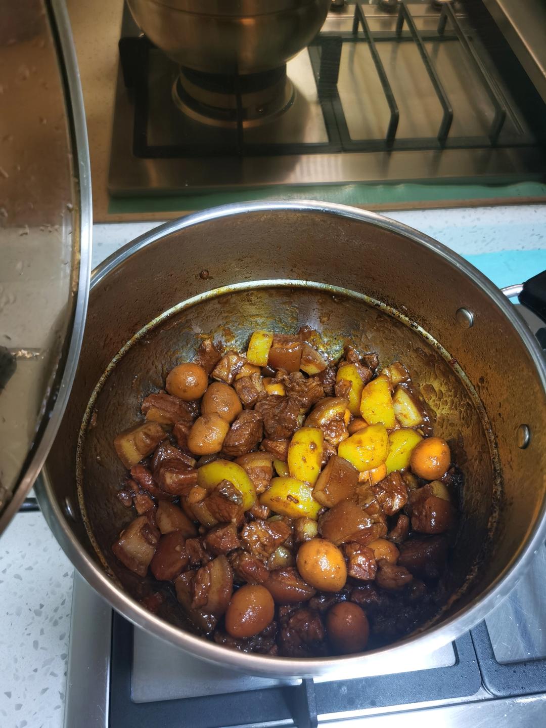 不硬不柴、果味红烧肉