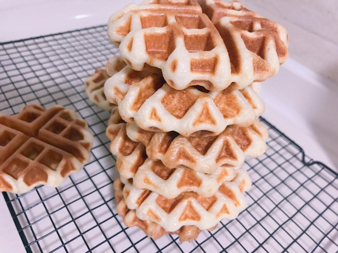 隔夜也不会硬的酵母版华夫饼