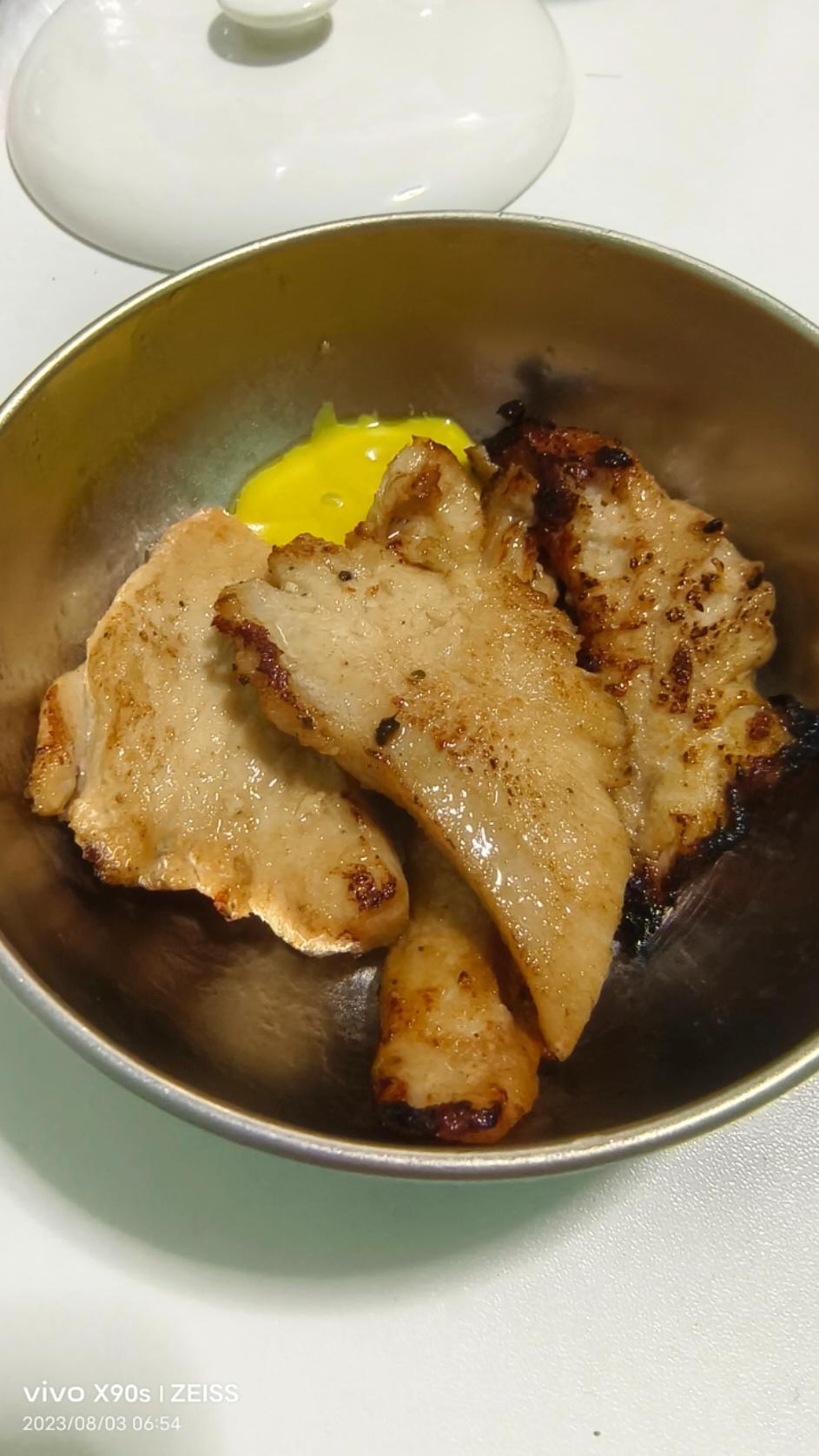 蜜汁香煎鸡胸肉