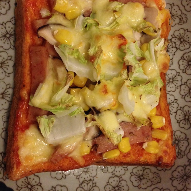 吐司水果小批萨