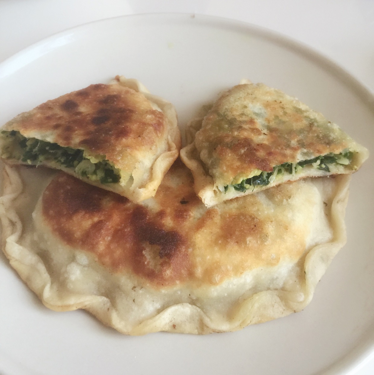 韭菜盒子 Chinese Leek and Egg Pasty