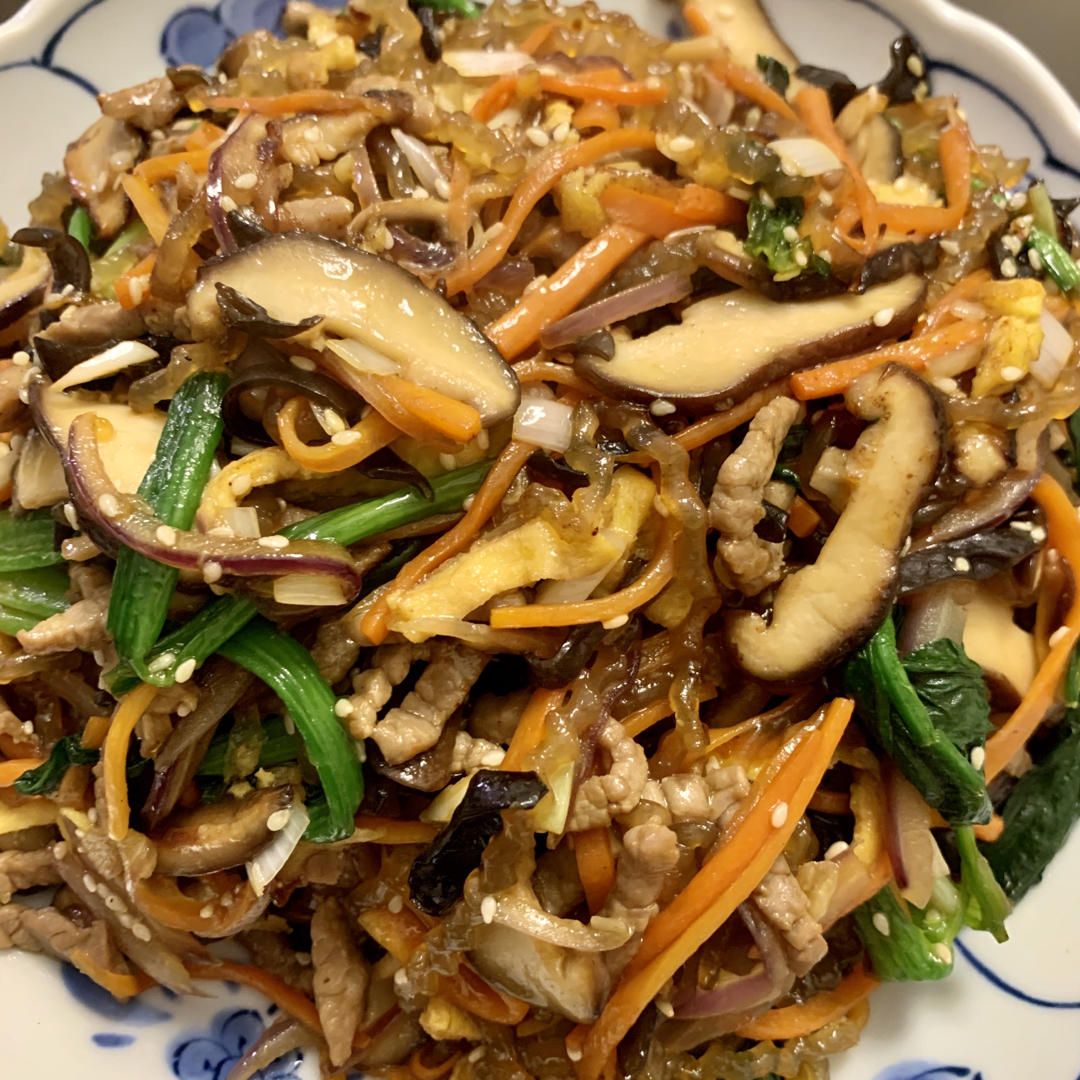 堂妈小厨——简易韩式炒杂菜
