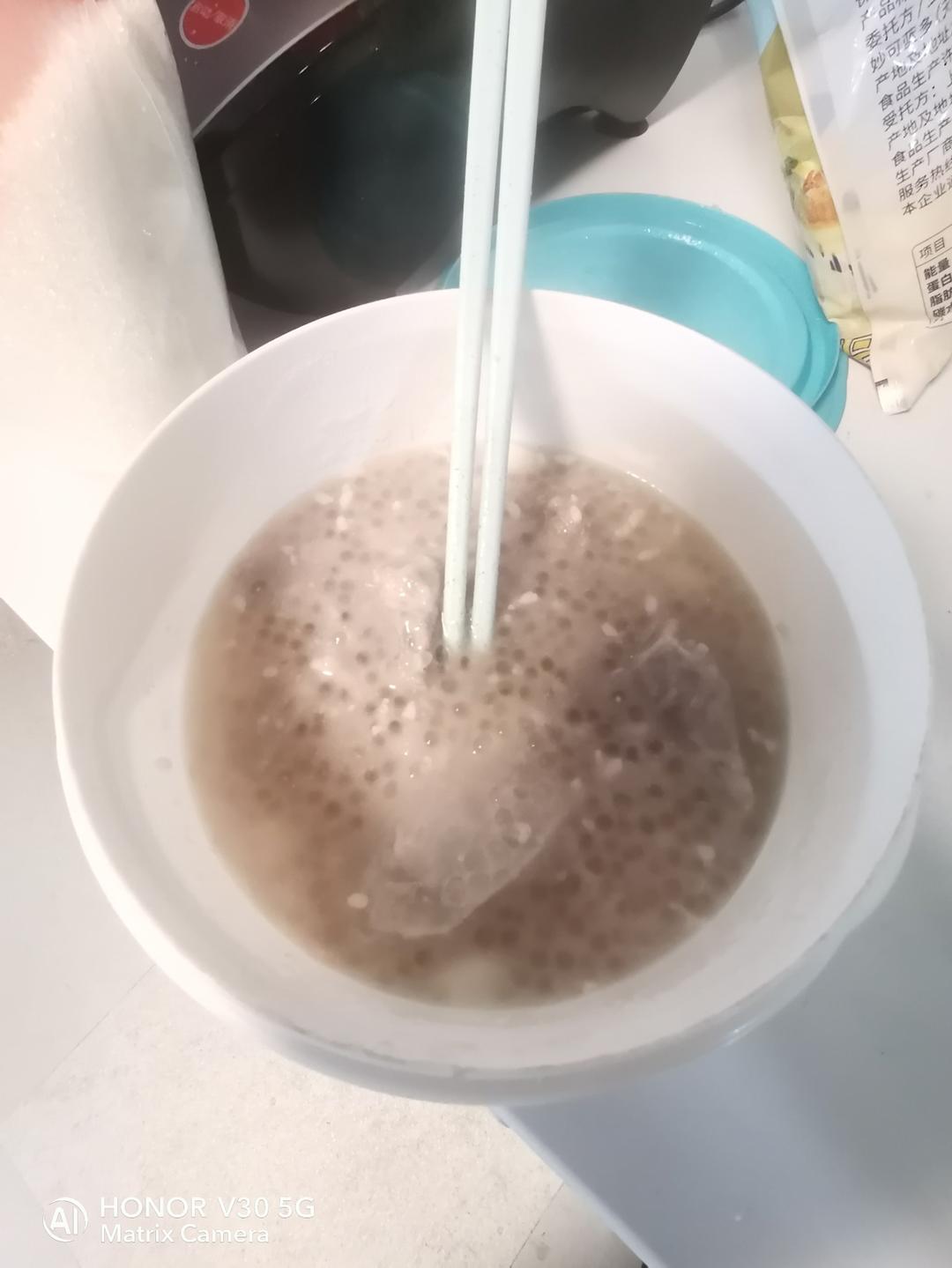 椰汁香芋西米露