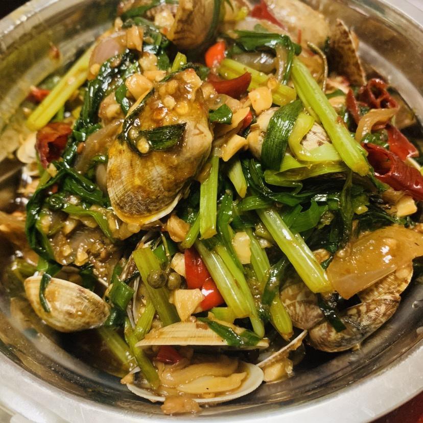 爆炒花甲（孕妇可吃）