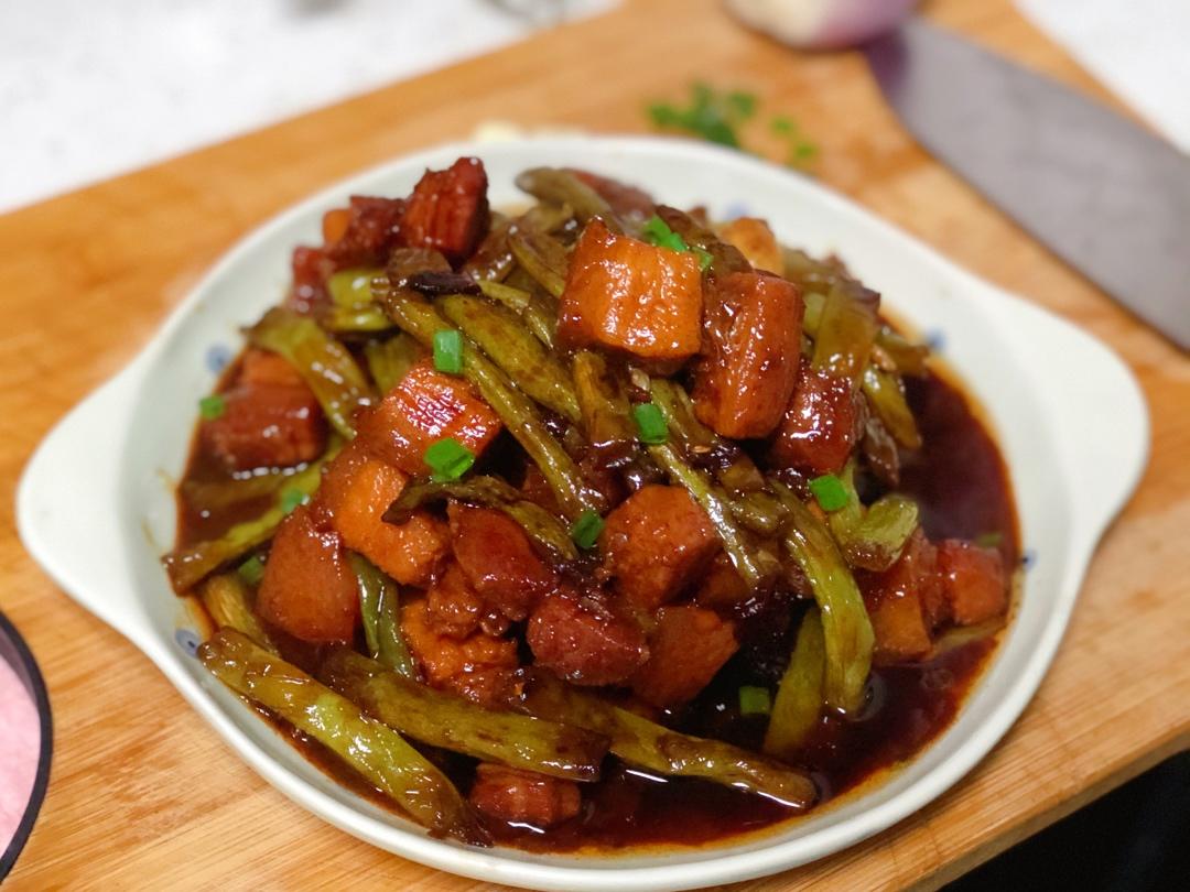 四季豆烧肉